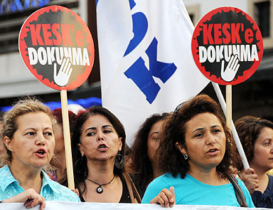KESK iddianamesi mahkemede