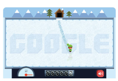 Googledan Frank Zamboni için doodle oyunu
