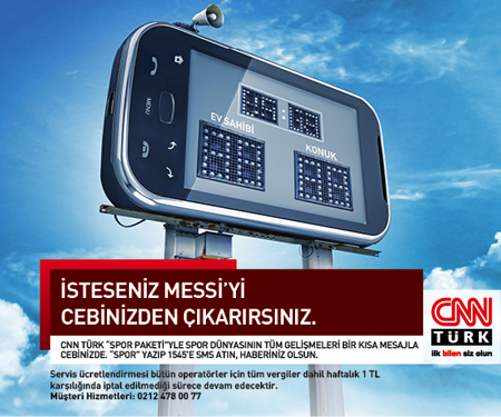 İsterseniz Messiyi cebinizden çıkarırsınız