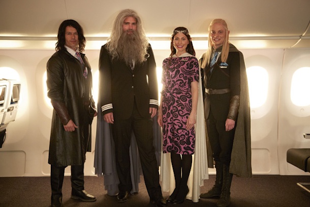 Bir uçak dolusu Hobbit