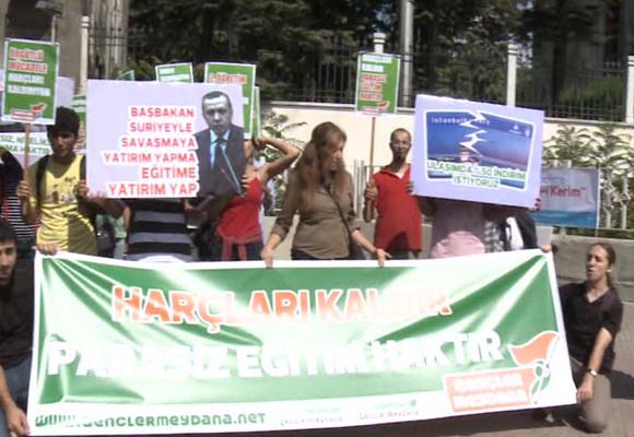 Harç protestoları sürüyor