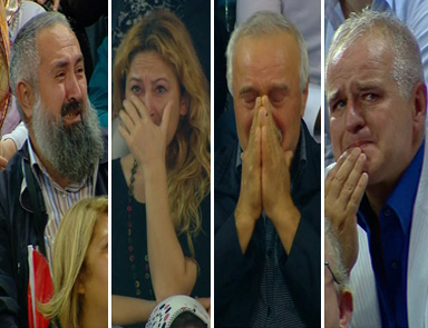 Erdoğandan salonu ağlatan şiir