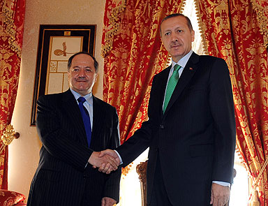 Barzani AK Parti kongresi için geldi