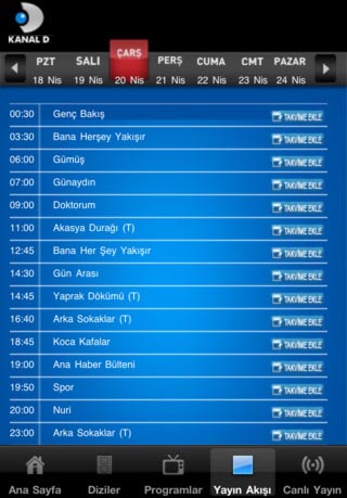 Kanal D iPhone uygulaması yenilendi