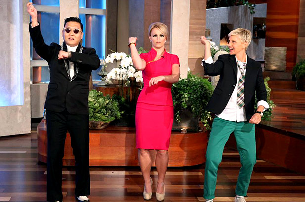 Britney Spears Gangnam Style dansı yaptı