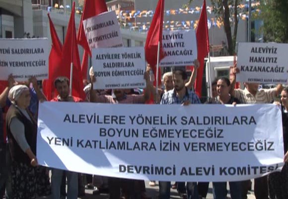 Alevilerden AK Partiye protesto