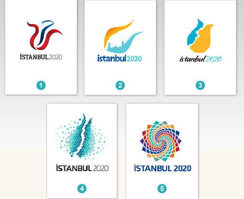 İstanbul 2020 Olimpiyat logosunu seçiyoruz