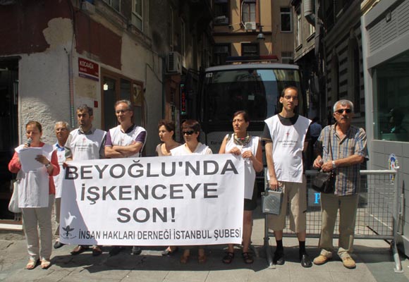 Beyoğlunda işkenceye son