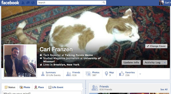 Facebook Zaman Tünelini değiştiriyor