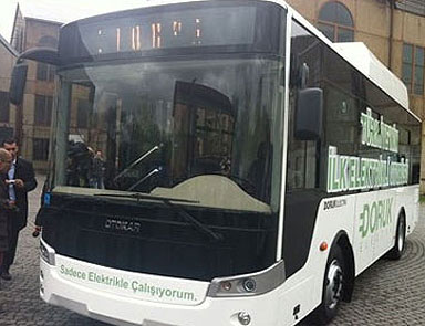 Elektrikli otobüs geliyor