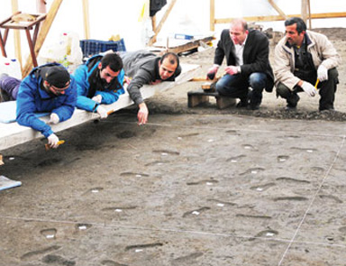 8500 yıllık tören izleri