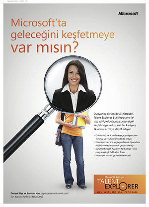 Microsoftta staj imkanı