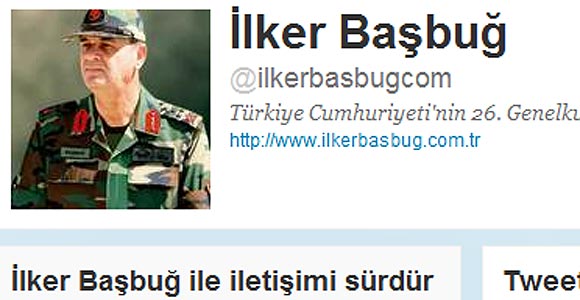 İlker Başbuğ da Twitterda
