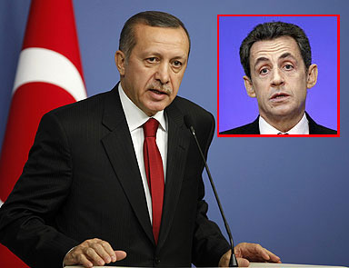 Sarkozyden Erdoğana mektup geldi..
