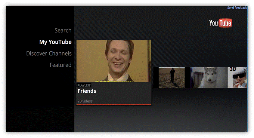 YouTube Samsung Smart TVde