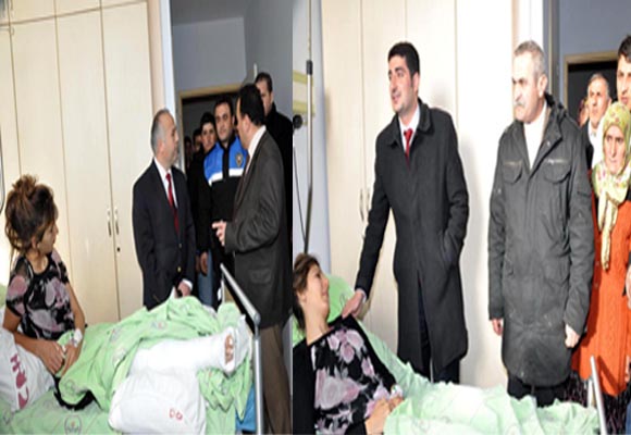 Önce polis ardından BDPliler ziyaret etti