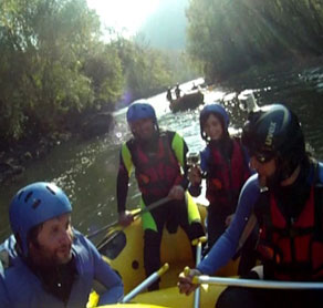Extreme Gde rafting zamanı
