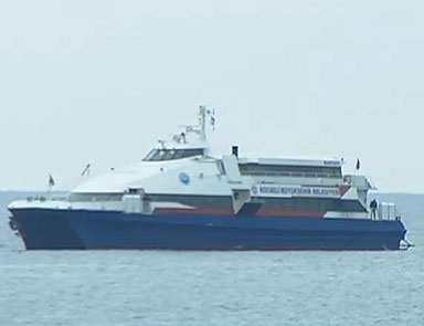 Deniz otobüsü kaçırıldı