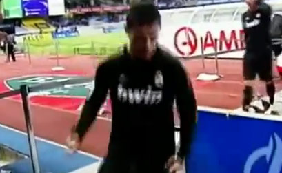 Ronaldonun küfrü kameralara yakalandı