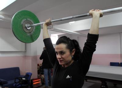 Nurcan Taylan antrenmanda bile rekor kırdı