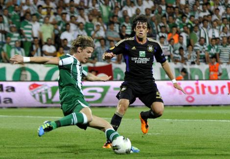 Bursaspor Anderlechte teslim oldu: 1-2