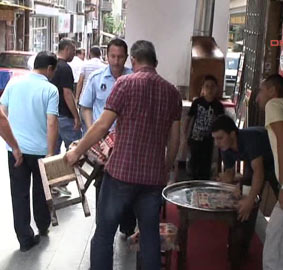 Polis destekli masa operasyonu