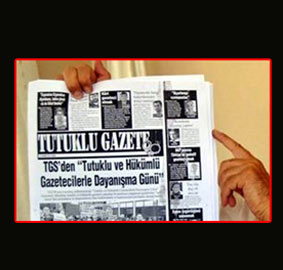 Cezaevindeki gazetecilerden Tutuklu gazete
