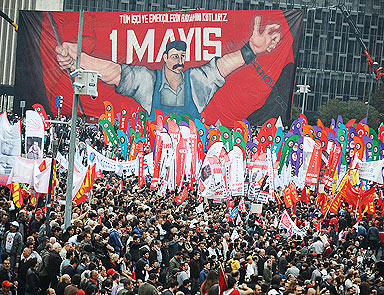 1 Mayıs bayram havasında geçti