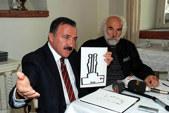 23 Nisanda İnsanlık Anıtına destek mitingi