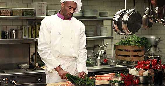 Kobe Bryant THY için mutfağa girdi
