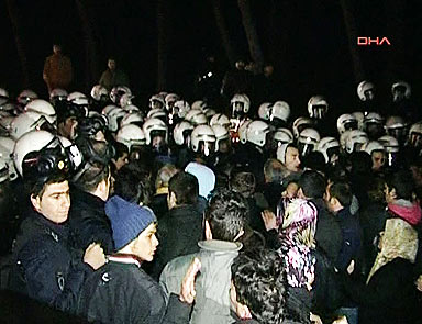 Sarıyer Derbentte olaylı yıkım