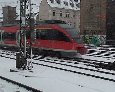 Almanyada feci tren kazası