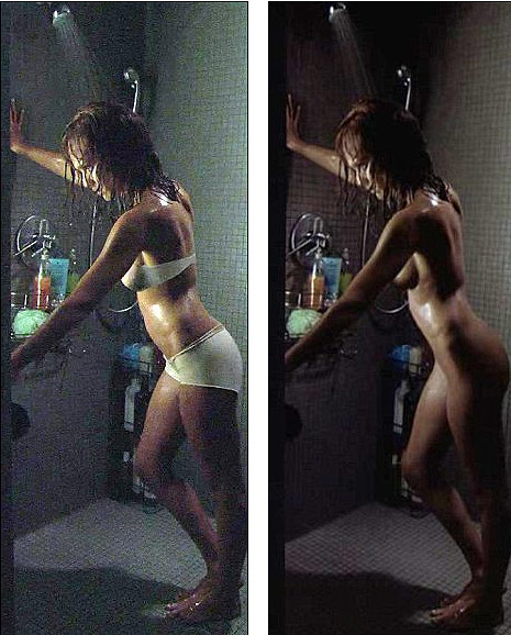Jessica Alba aslında soyunmamış