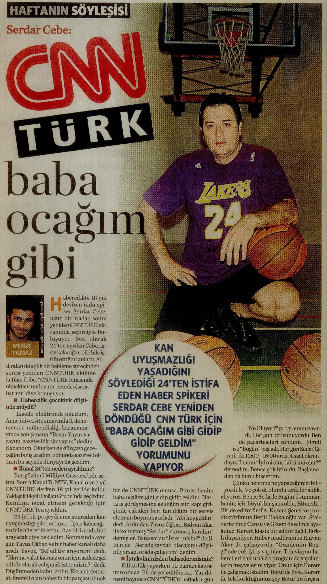 CNN TÜRK baba ocağım gibi