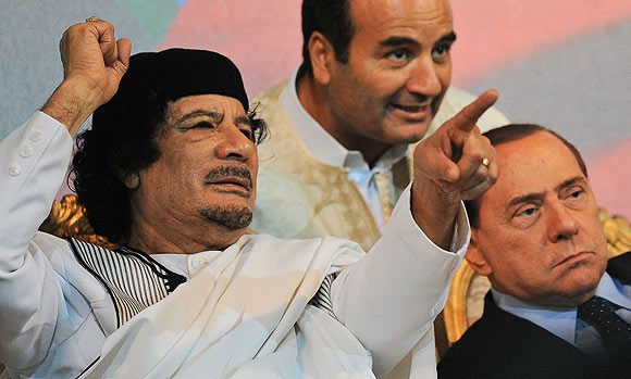 Kaddafi: Mussolinin Libyada yaptıkları şerefsizlik