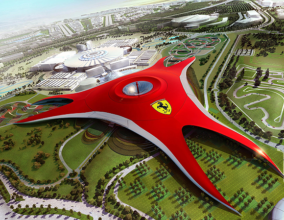 Dünyanın ilk Ferrari parkının detayları
