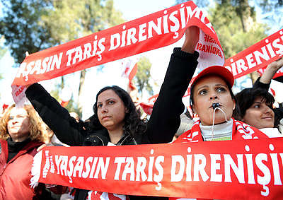 TARİŞ işçileri Gülden 1 dakikalık randevu istedi