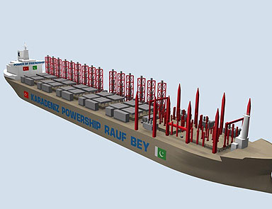 Türkiyeden Iraka yüzer elektrik santrali