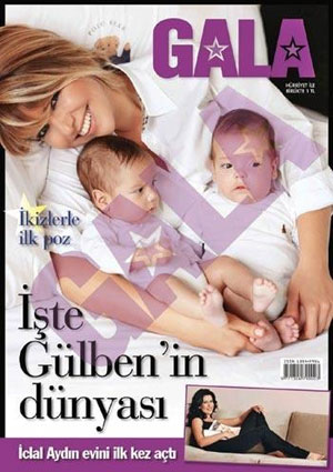 Gülben ve ikizleri kapak oldu