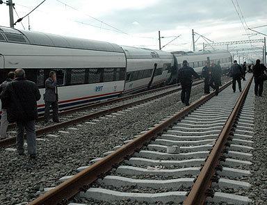 Eskişehirde hızlı tren kazası