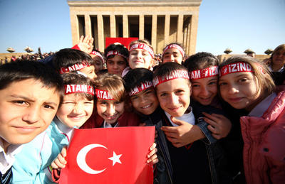 Anıtkabir ziyaretçileri oyuncu oldu