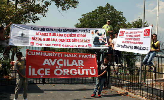 CHPden Güneş Plajını halka açın çağrısı