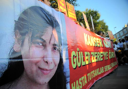 Kanser hastası tutuklu Zere serbest kalsın