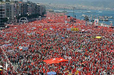 ADD ve ÇYDD Cumhuriyet mitinginde yok