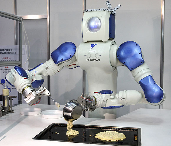 Yemek robotu değil, yemek pişiren robot