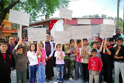 Dim Barajı sakinlerinden protesto