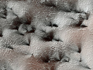 Mars kutuplarındaki CO2nin fotoğrafları