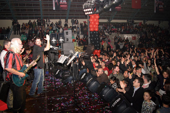 Moğollar grubu Çorumda konser verdi