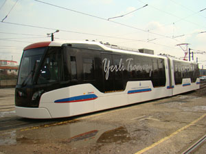 Yerli tramvay yarın hizmete girecek