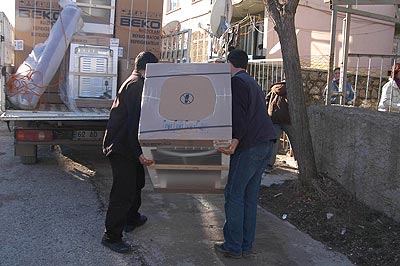 Beyaz eşya yardımı hızlandırıldı